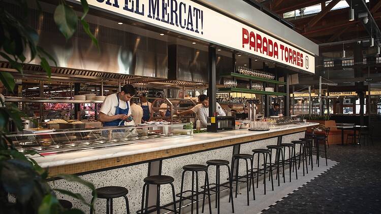 Parada Torres, Mercat de Santa Caterina a Barcelona Parada Torres, Mercat de Santa Caterina a Barcelona