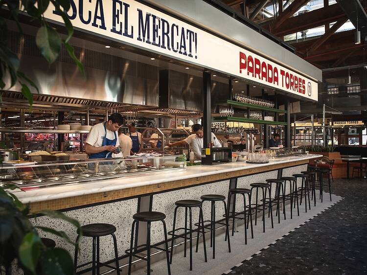 Els germans Torres obren el bar al Mercat de Santa Caterina "que li devíem a Barcelona" Els germans Torres obren el bar al Mercat de Santa Caterina "que li devíem a Barcelona"