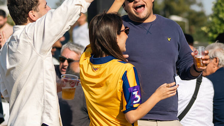 A Curva em dia de jogo