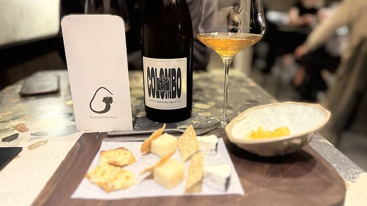 Seebamboes' Belnori cheese board.