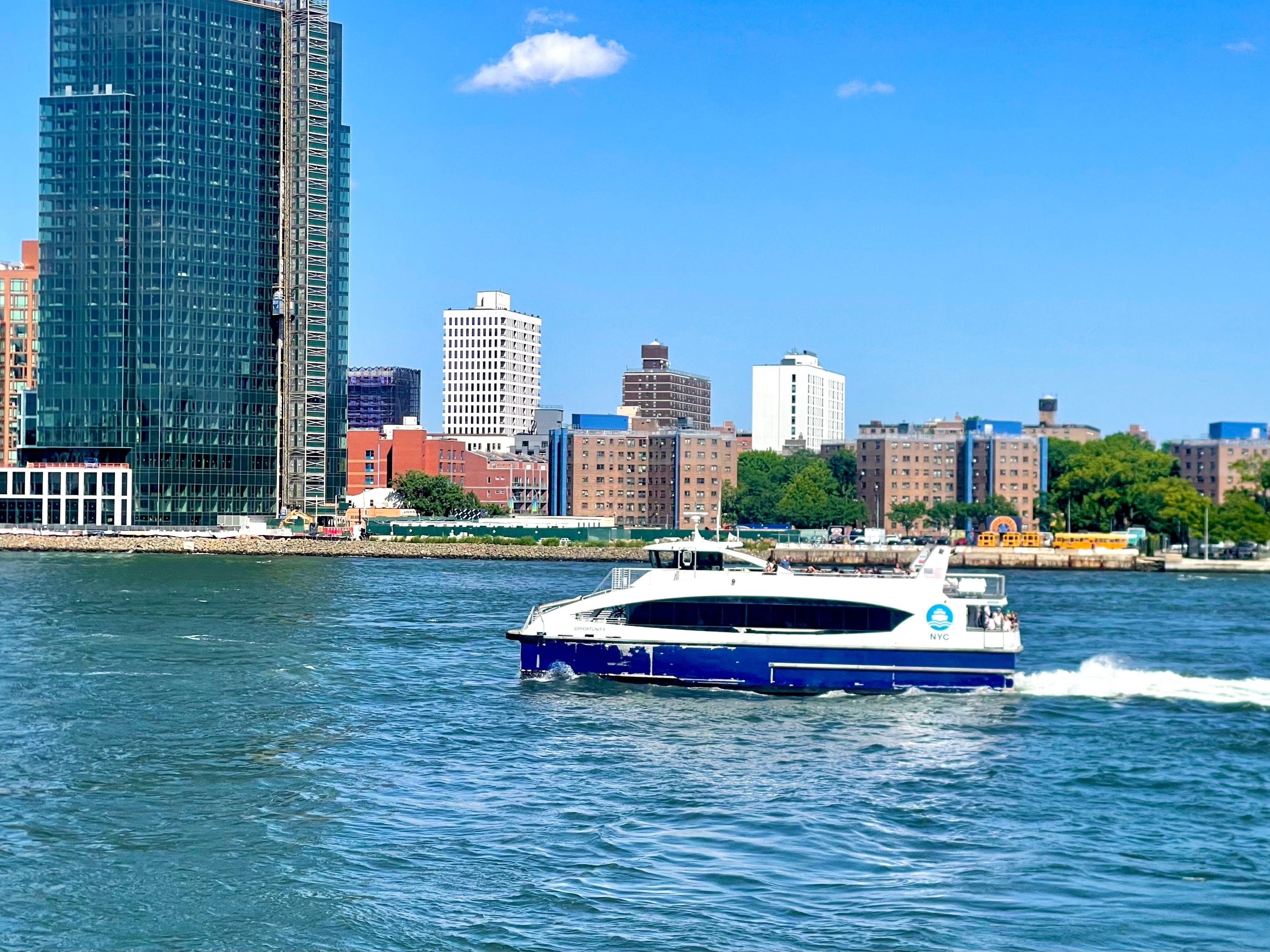 The NYC Ferry service is getting a boost just in time for the World Cup