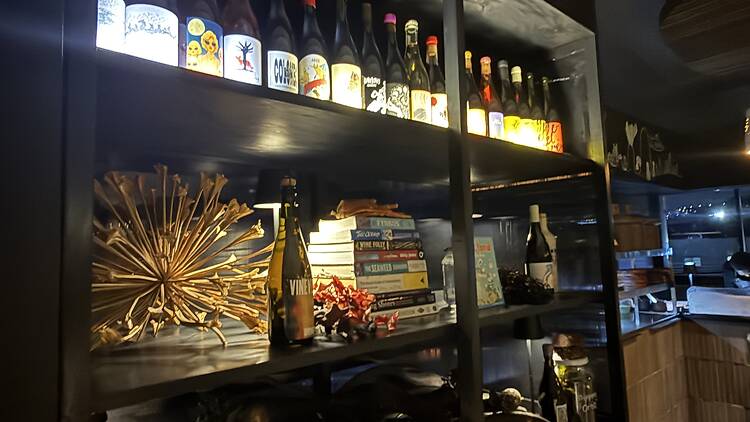 An intimate venue, with a selection of wines mirroring the less is more approach of the Belly Group. 