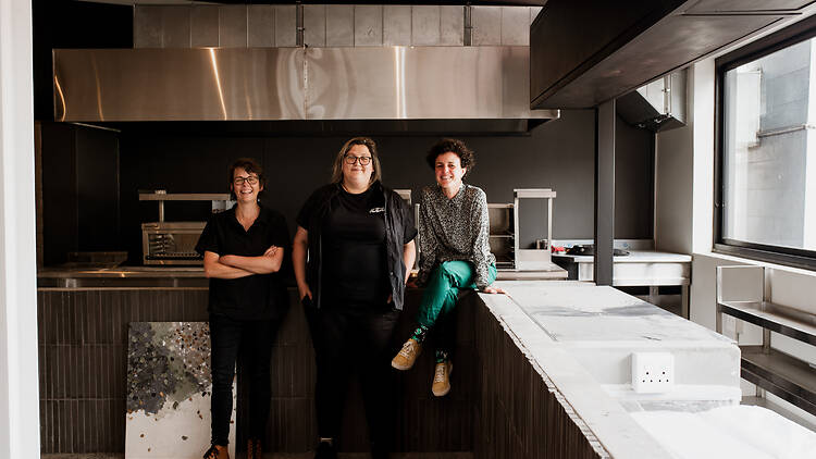 Seebamboes' Adèl Hughes, Anouchka Horn and Liebet Jooste. 