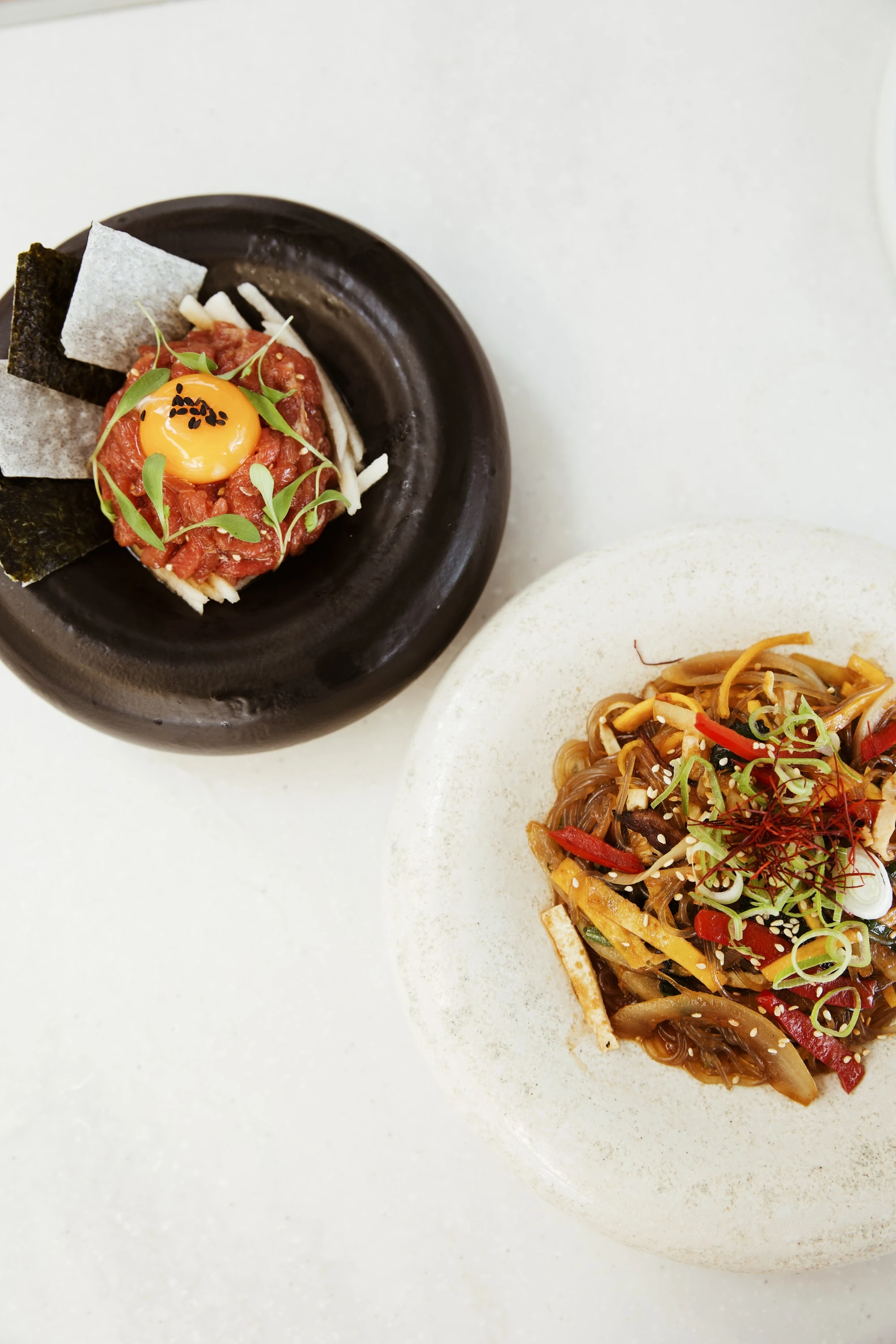 Yuk-hoe e jap-chae do Omonni