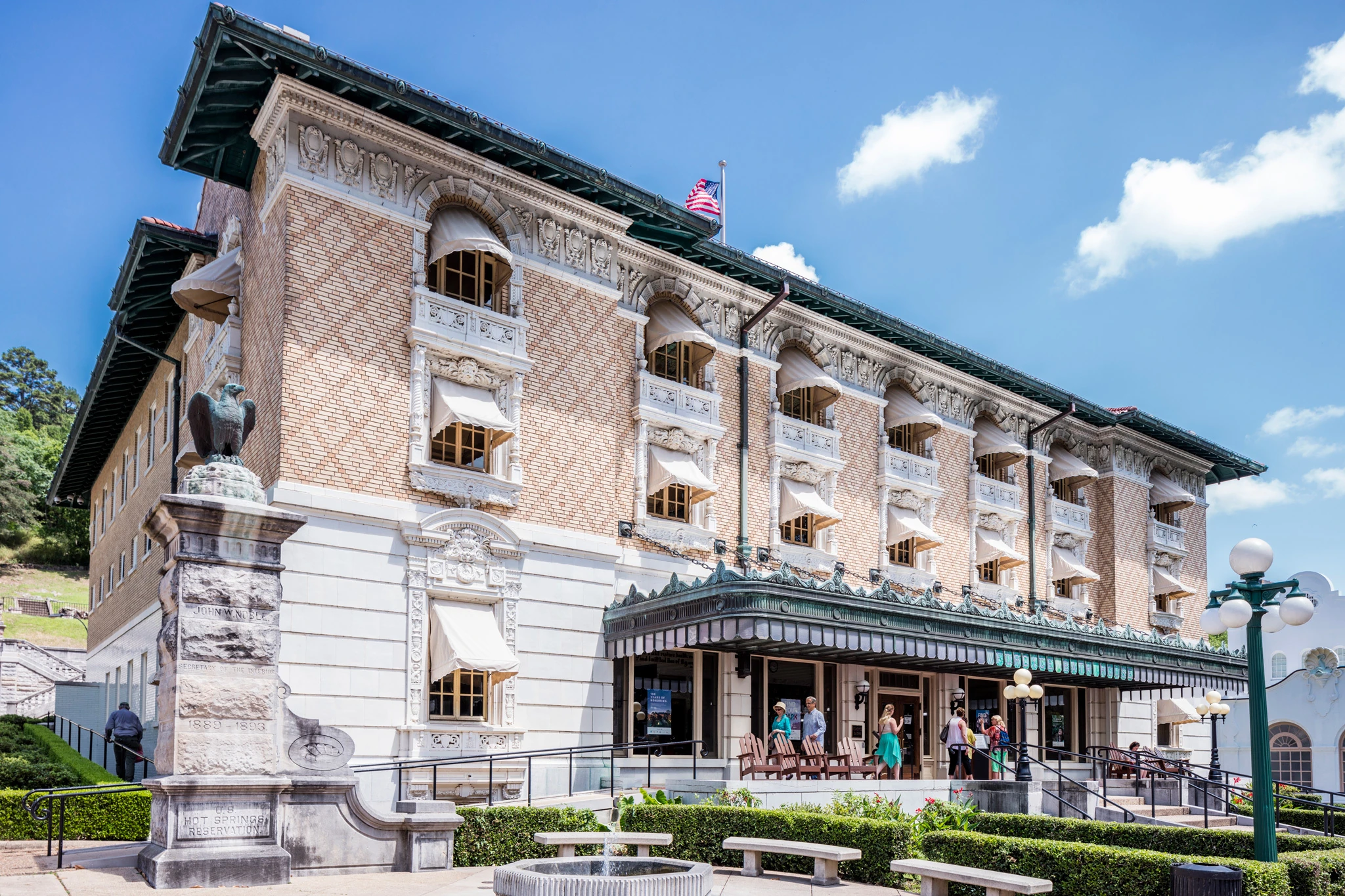 Fordyce Bathhouse Visitor Center and Museum at Hot Springs National Park