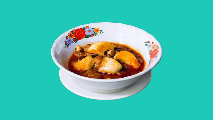 Sri Trat’s Massaman Chicken with Durian