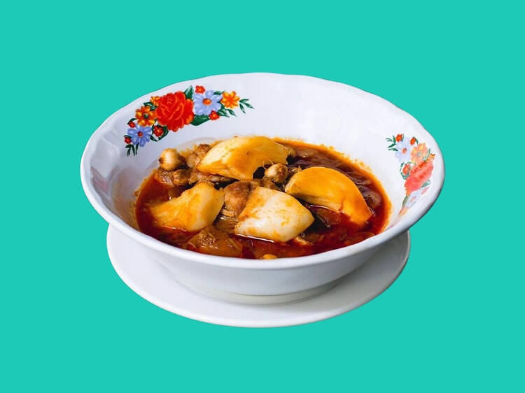 Sri Trat’s Massaman Chicken with Durian