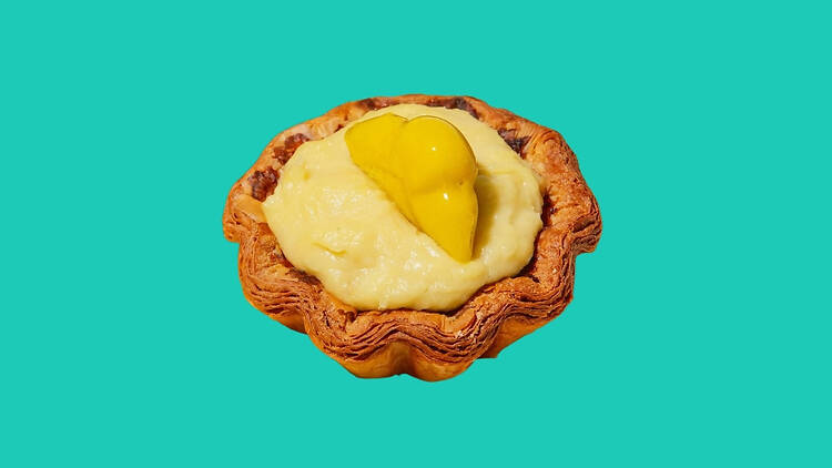 YOLK’s Monthong Durian Custard Egg Tart