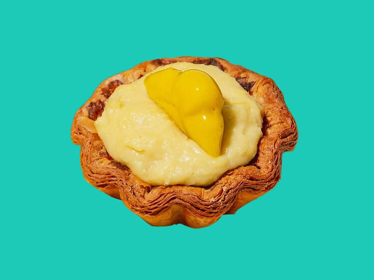 YOLK’s Monthong Durian Custard Egg Tart