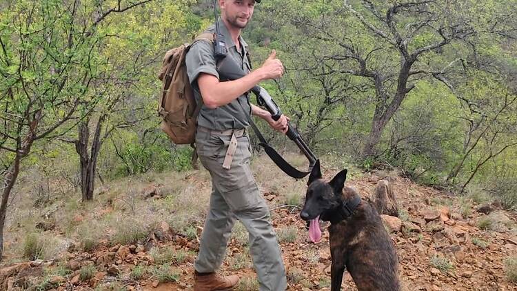 KZN K9 specialist Nick Duranty K9 specialist Nick Duranty