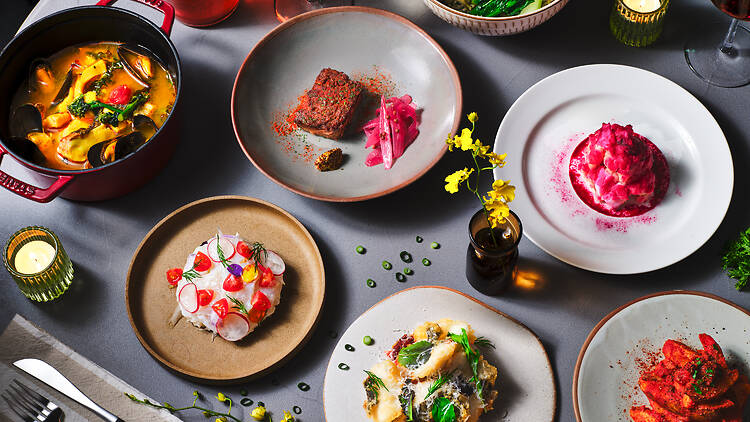 Enjoy creative cuisine using local ingredients