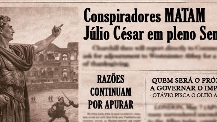 Júlio César assassinado
