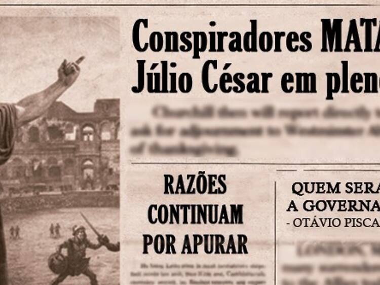 Júlio César assassinado