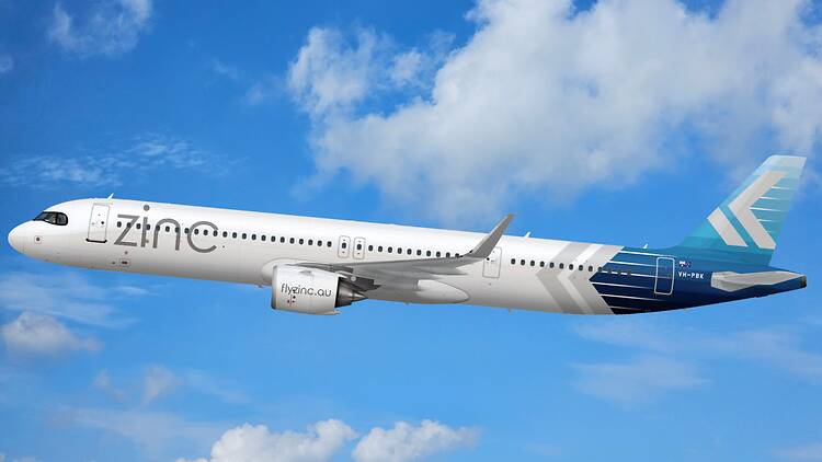 Zinc Airlines Plane in sky