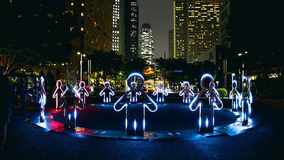 アート作品が新宿の夜を照らす、光の祭典「TOKYO LIGHTS 2026」が開催