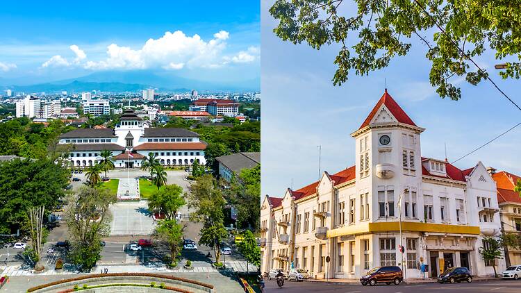 Bandung and Surabaya