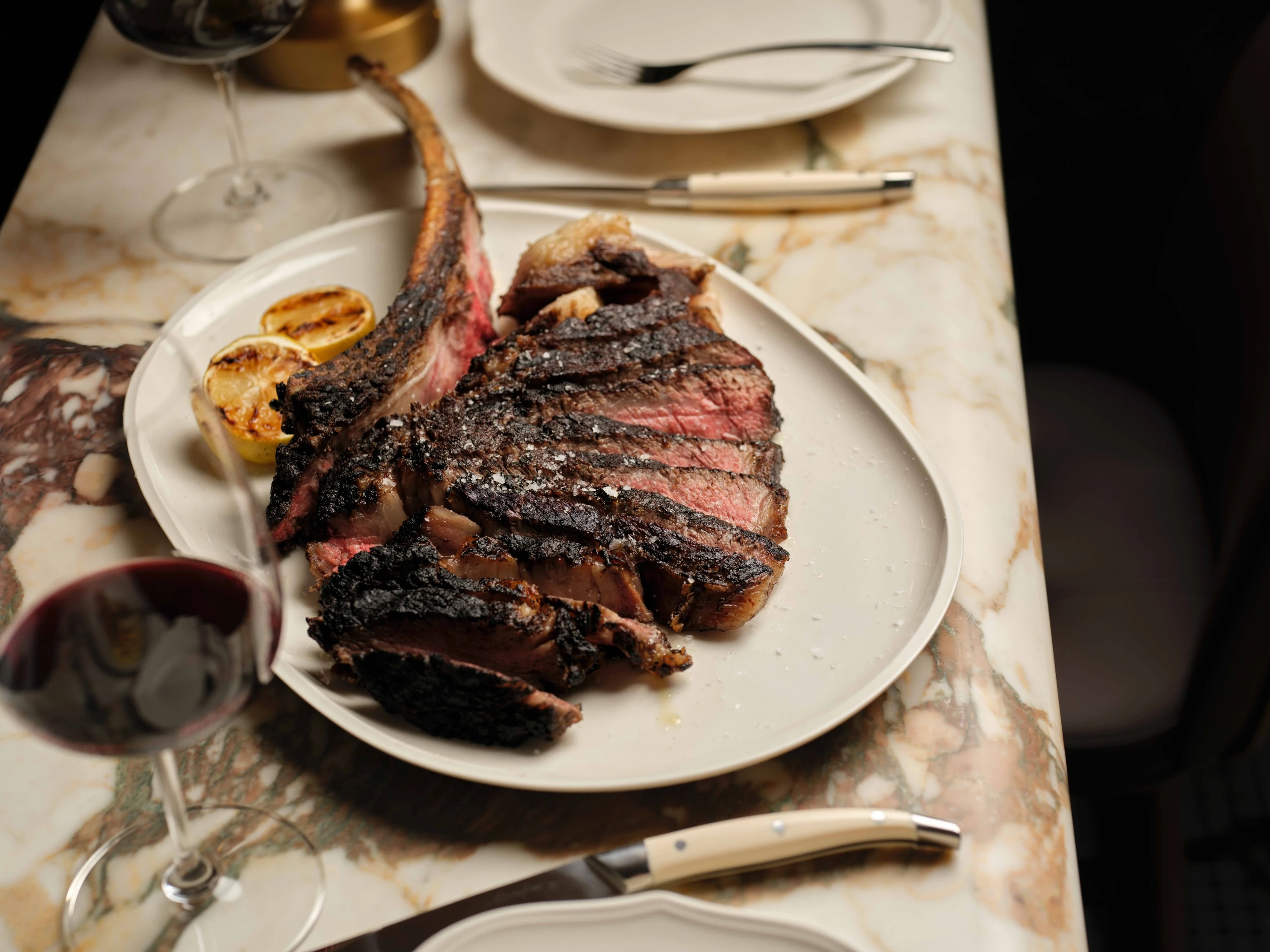 Tomahawk steak at Gramma