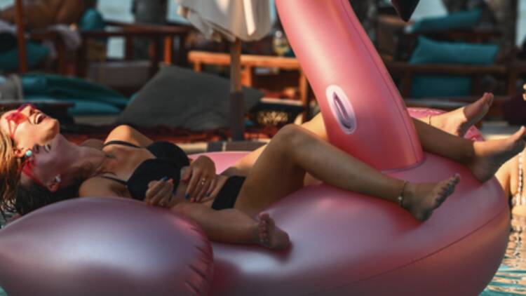 Slip into pink mode at Rosé a la Plage Saturday