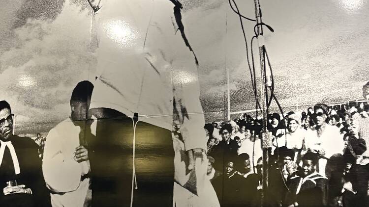 Masses gathered during Apartheid era 