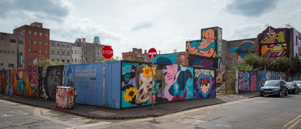 Street art in Belfast, Northern Ireland