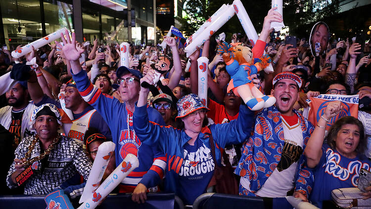 New York Knicks fans New York Knicks fans