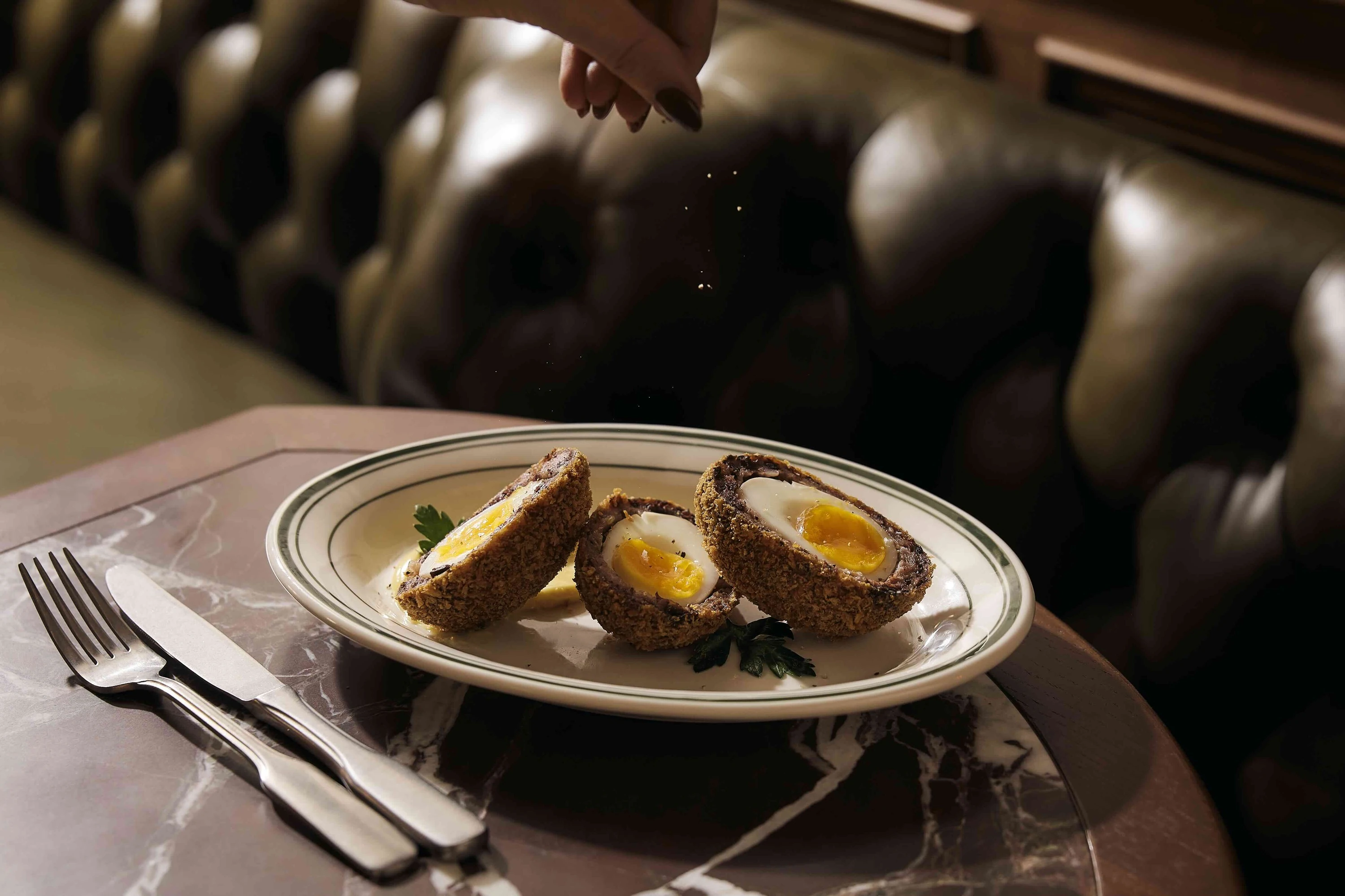 Scotch eggs at The Gopher