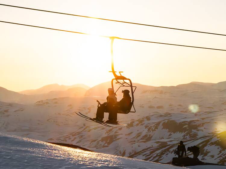 Ski under the midnight sun, Riksgränsen Ski under the midnight sun, Riksgränsen