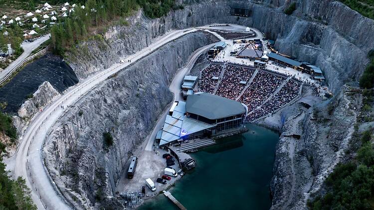 Experience musical magic in a limestone quarry, Dalarna Experience musical magic in a limestone quarry, Dalarna