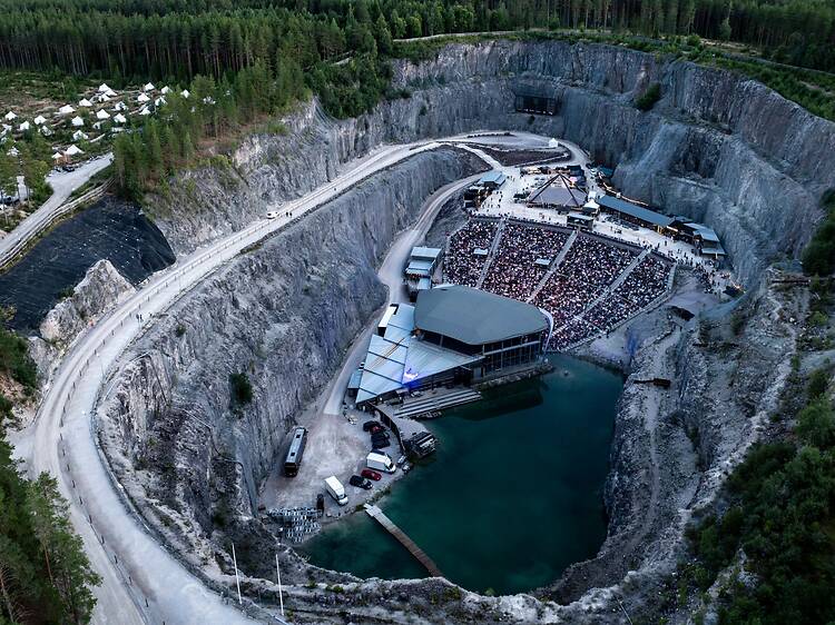 Experience musical magic in a limestone quarry, Dalarna Experience musical magic in a limestone quarry, Dalarna