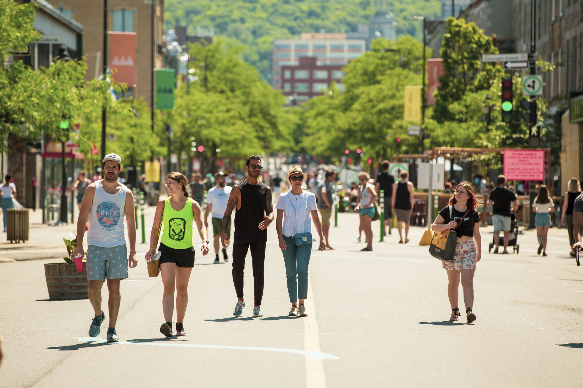 This major Montreal street is losing its car-free summer—while a new pedestrian zone opens in Villeray