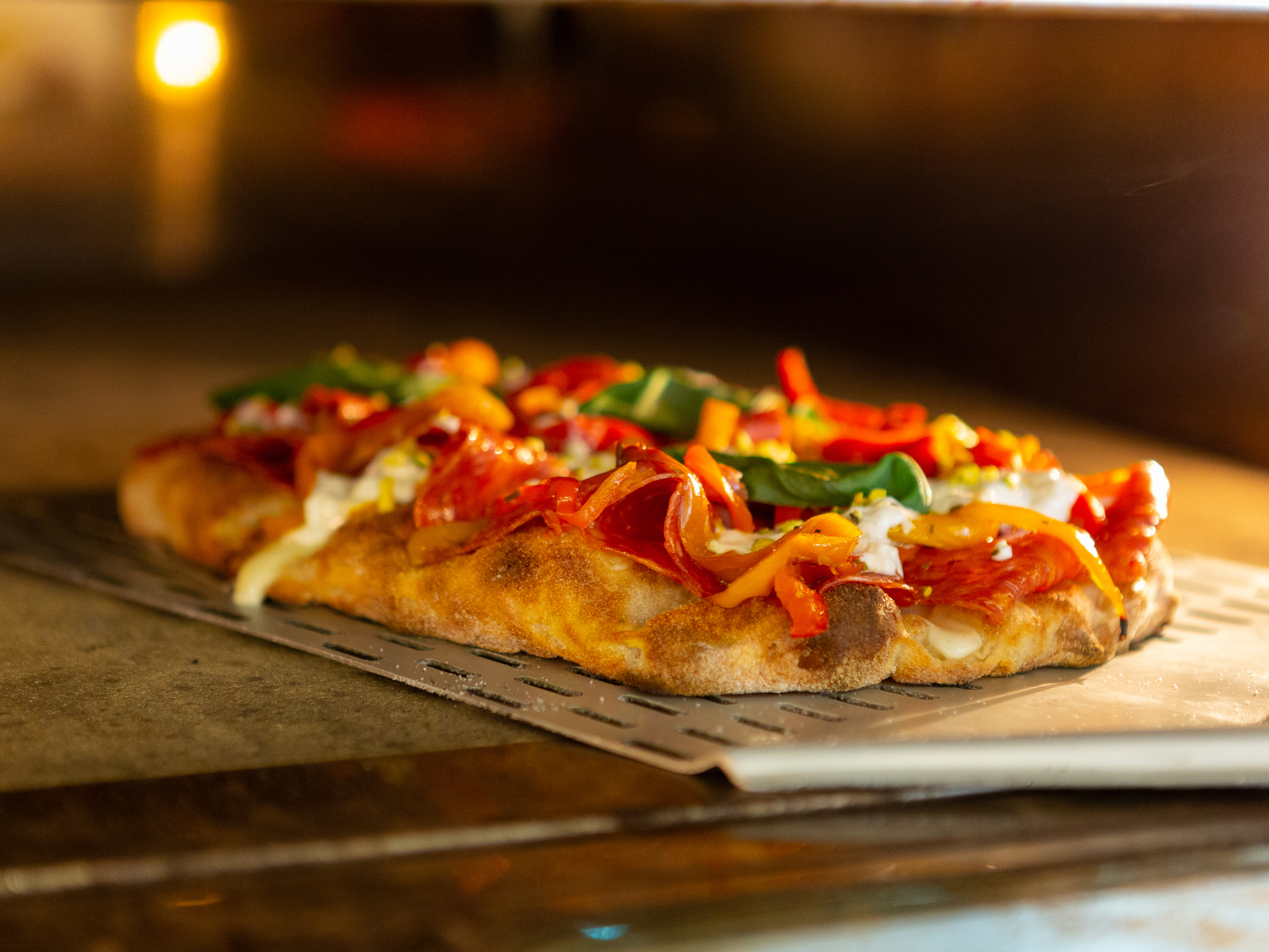 A pinsa kiosk selling the Roman-style flatbreads is popping up near Madison Square Park starting today