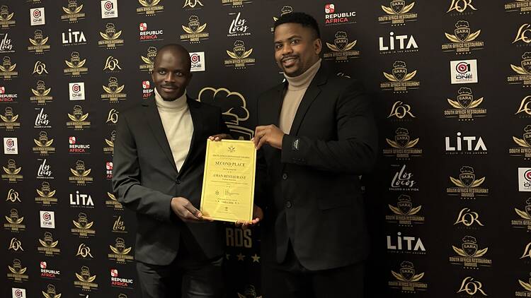 Aman restaurant celebrating award at SARA 2026 Aman restaurant celebrating award at SARA 2026