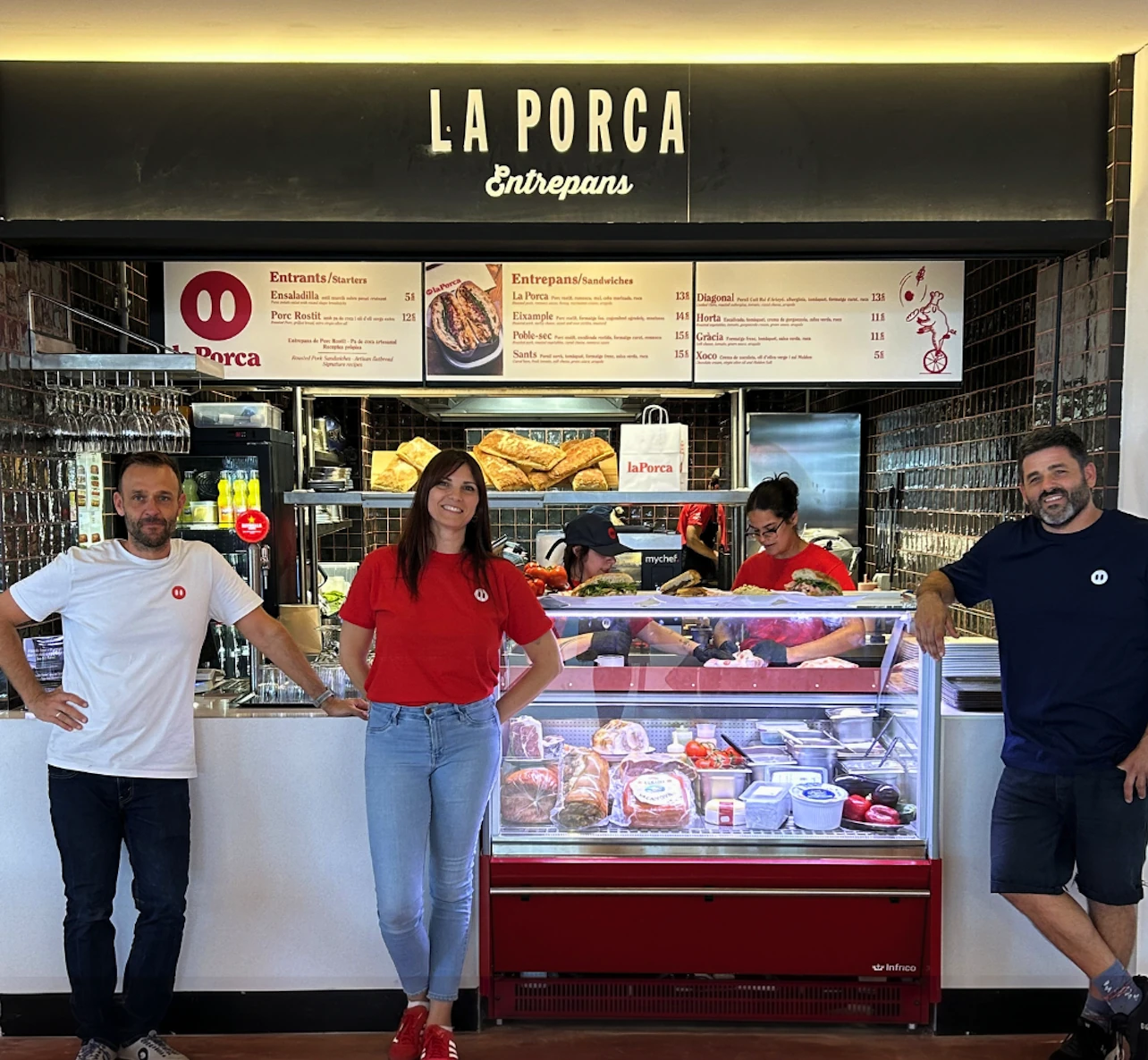 La Porca, una cocina abierta de bocadillos gourmet en el Time Out Market