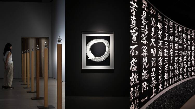 (Left to right) Five Elements, Brush Impression, Brush Impression, Heart Sutra Hiroshi Sugimoto (Left to right) Five Elements, Brush Impression, Brush Impression, Heart Sutra Hiroshi Sugimoto