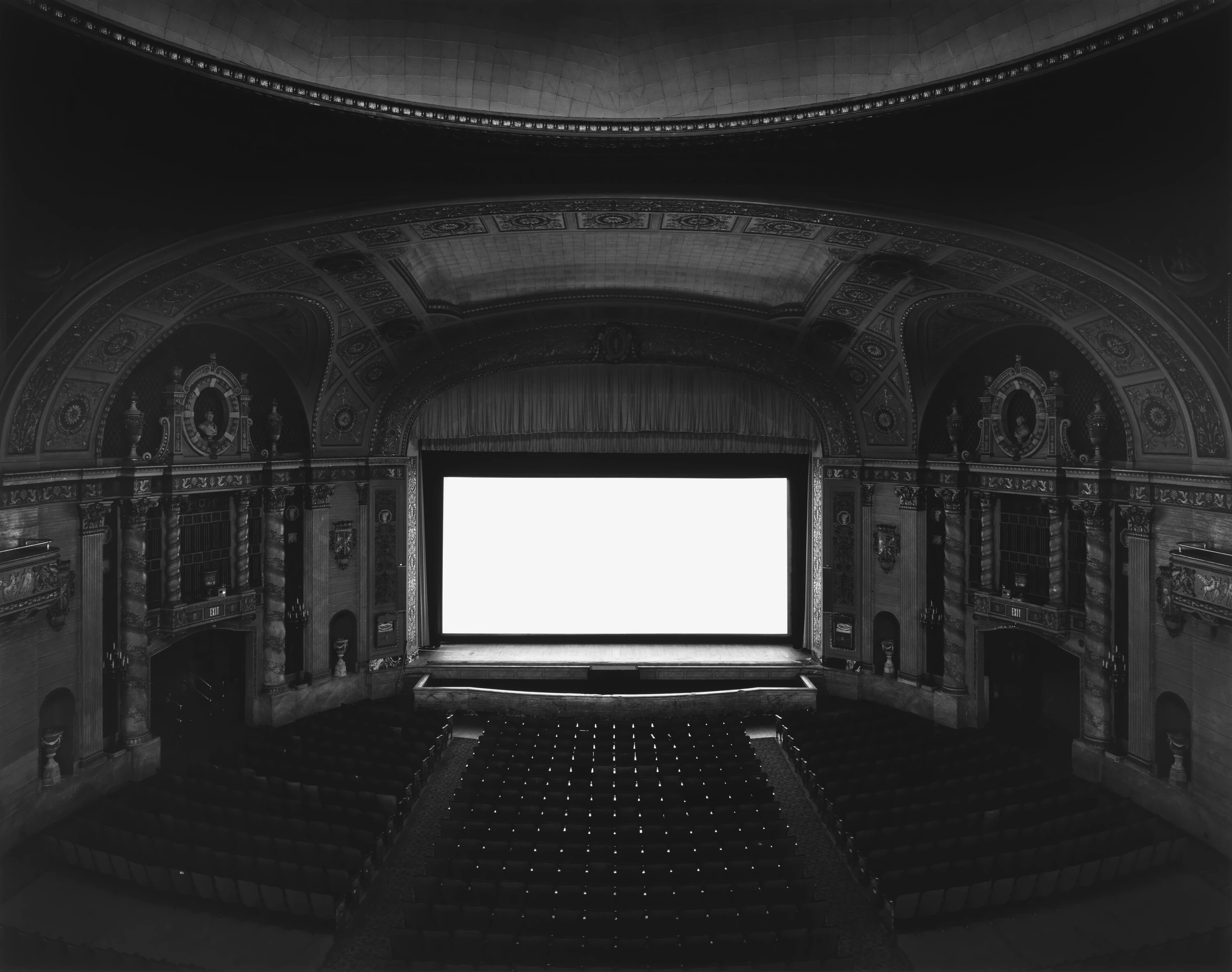 Installation view of Hiroshi Sugimoto&rsquo;s &lsquo;U.A. Walker, New York&rsquo; (1978)