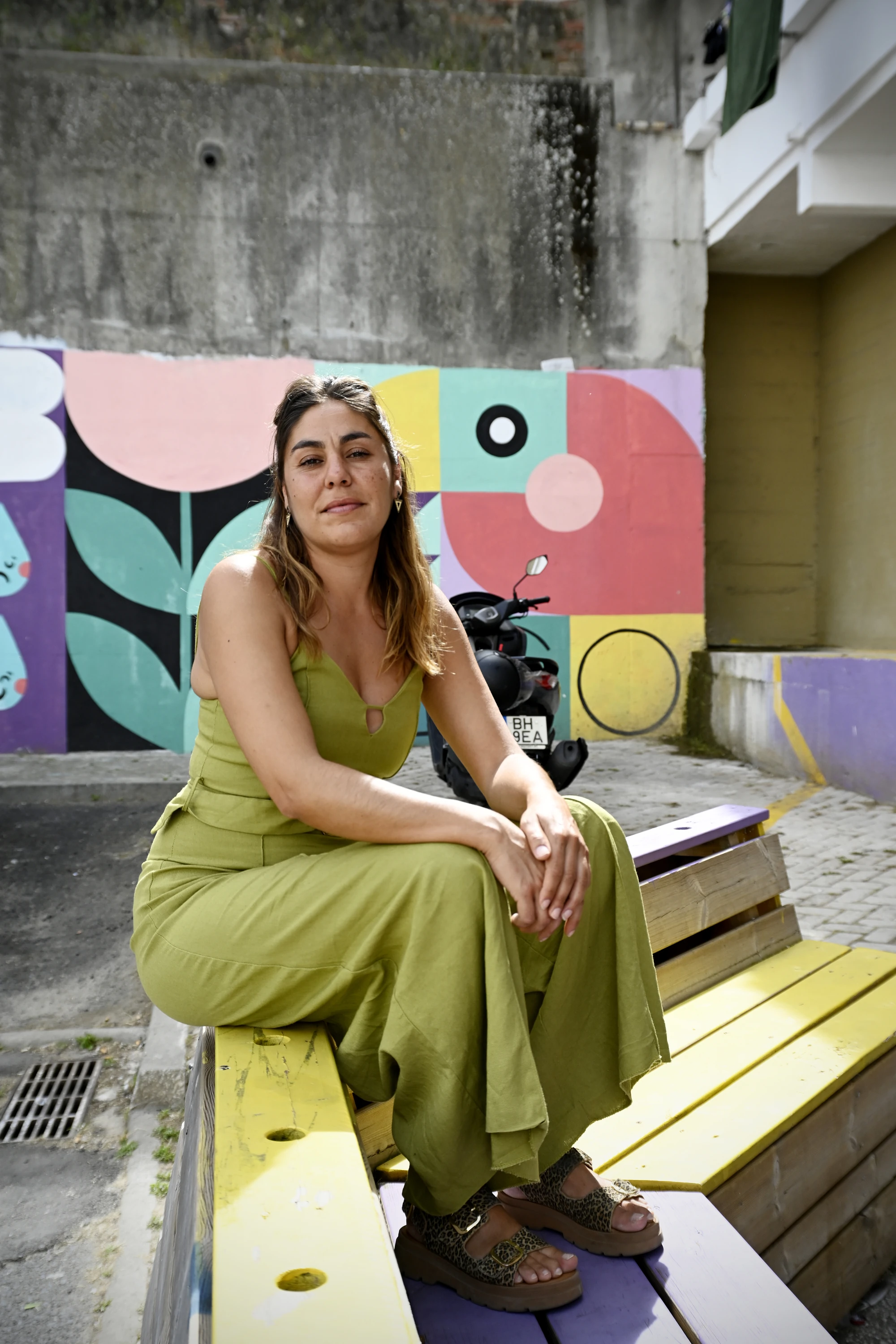 Amandine Bouillet, da associa&ccedil;&atilde;o de moradores Viver Melhor no Beato