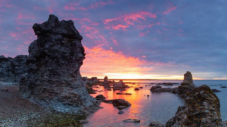 Upplev solnedgången på Fårö, Gotland Upplev solnedgången på Fårö, Gotland