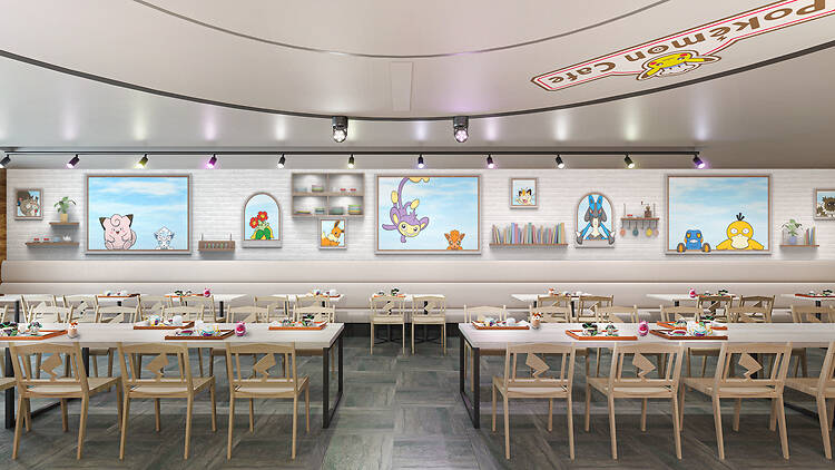 Pokémon Cafe Tokyo interior Pokémon Cafe Tokyo interior