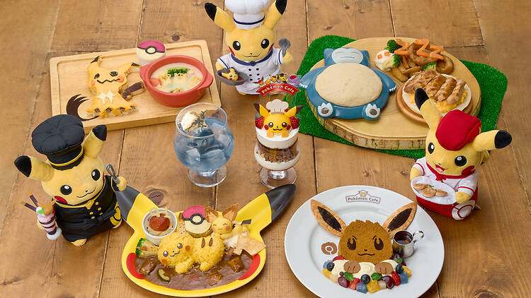 Pokémon Cafe menu items