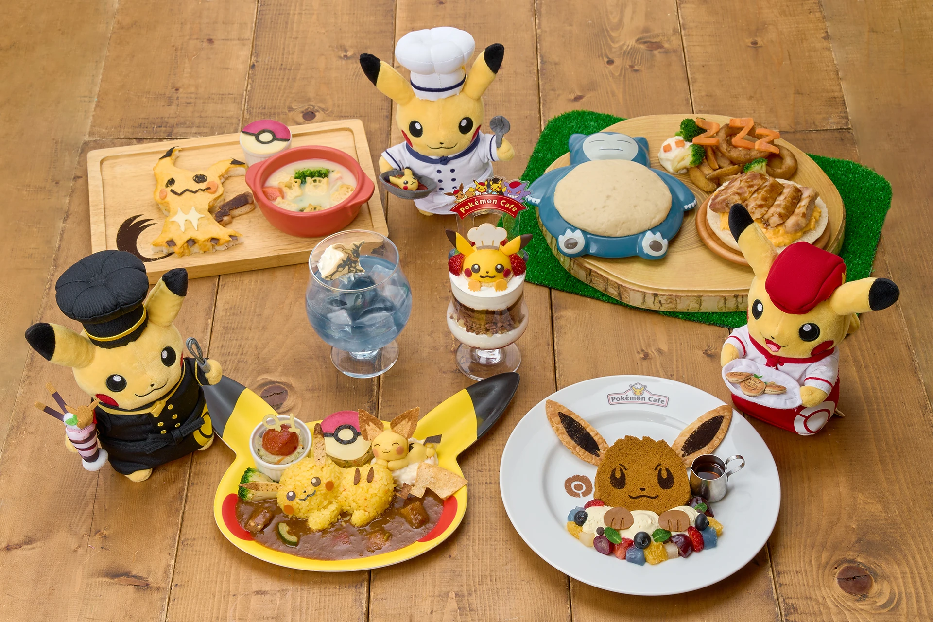 Pok&eacute;mon Cafe menu items