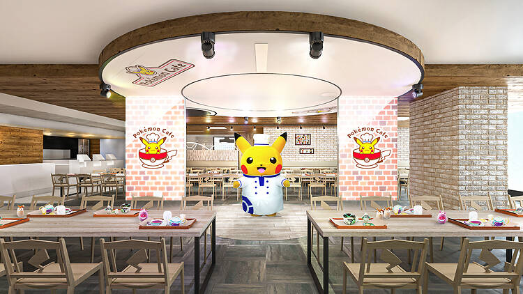 Pokémon Cafe interior
