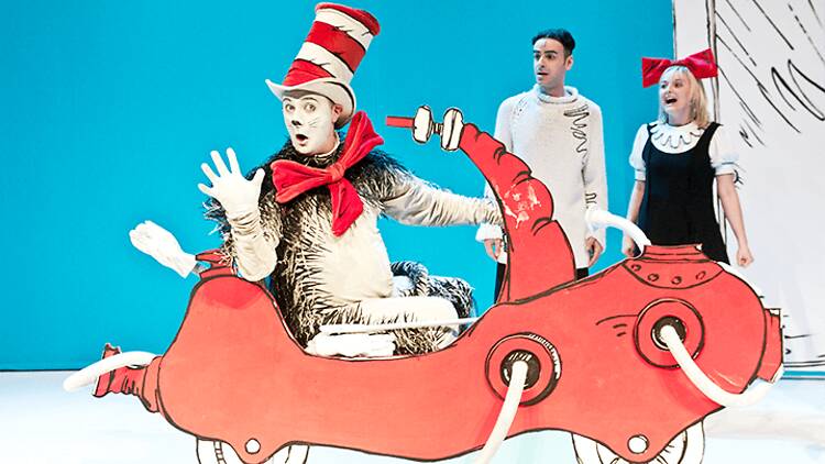 Catch a lively stage adaptation of Dr. Seuss’s ‘The Cat in the Hat’ Catch a lively stage adaptation of Dr. Seuss’s ‘The Cat in the Hat’
