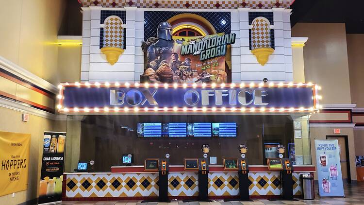 Inside of a Regal cinema Inside of a Regal cinema
