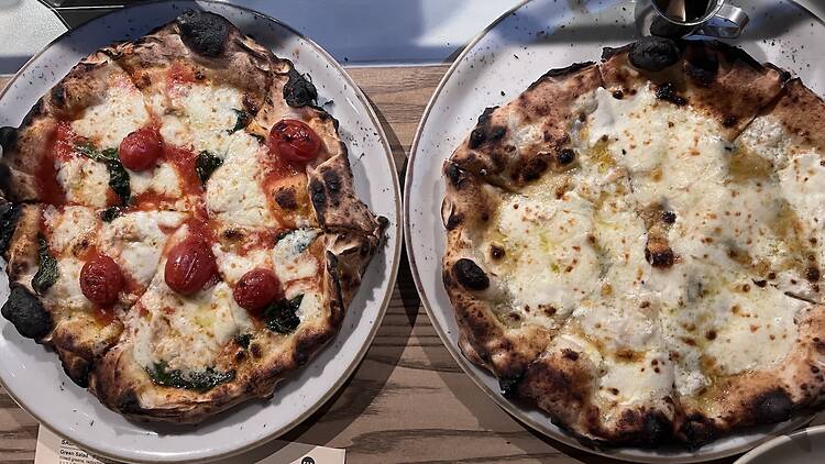 Two pizzas from Pizza Studio Tamaki