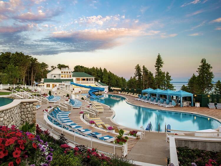 Esther Williams Swimming Pool at the Grand Hotel Mackinac Island Esther Williams Swimming Pool at the Grand Hotel Mackinac Island