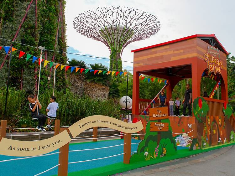Stop 2: Soar through the Supertrees at the Hundred Acre Glide