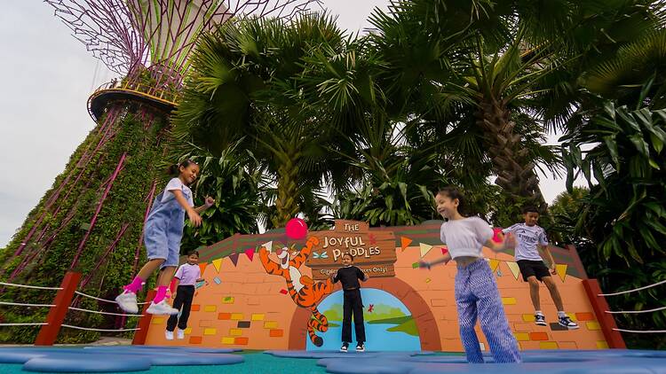 Stop 3: Bounce into Tigger’s world at The Joyful Puddles
