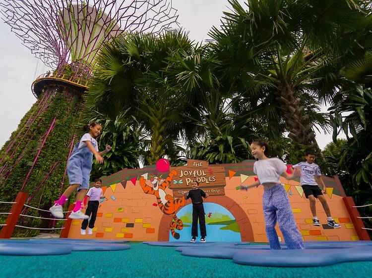 Stop 3: Bounce into Tigger’s world at The Joyful Puddles
