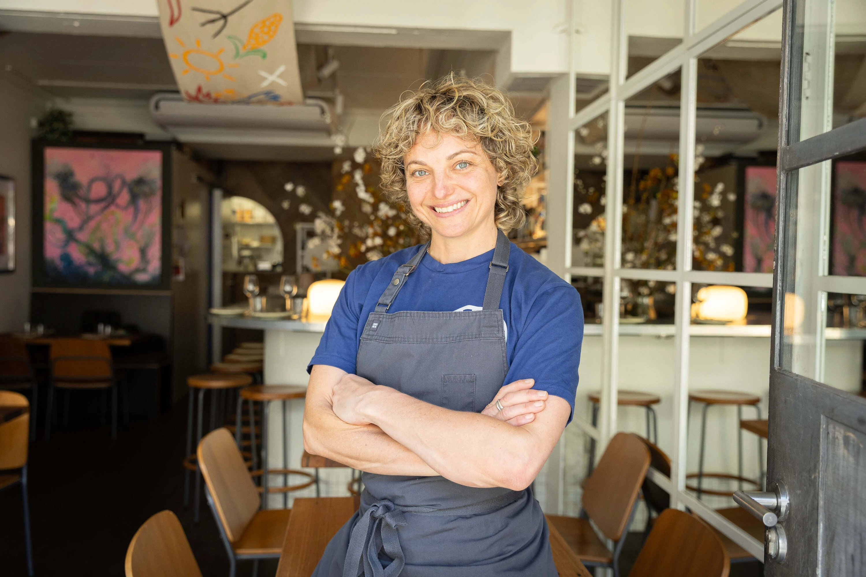 Owner and chef Michelle Powell poses at Mishy's 