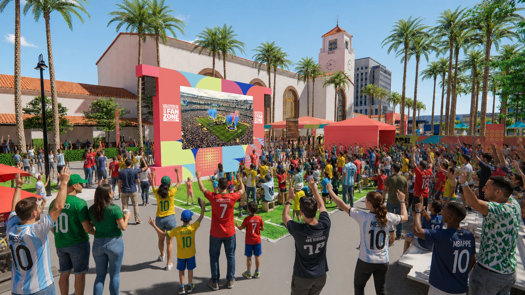 Los Angeles World Cup 26 Fan Zone at Los Angeles Union Station